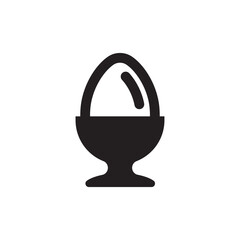 Obraz premium Egg vector icon. Egg flat sign design. Egg symbol pictogram. UX UI icon