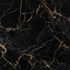 Seamless Gold Black marble pattern