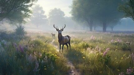 Ein idyllischer Rückzugsort in der Natur Die Holzhütte im Wald.