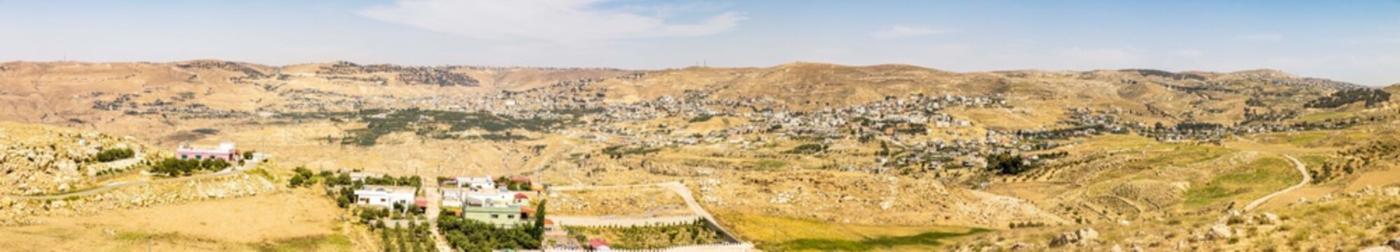 Panorama of Al- tafilah city and danna mountains- afra hot water
مدينة الطفيلة وجبال محمية ضانا الرائعة وبحيرة لوط عليه السلام
