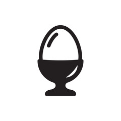 Egg vector icon. Egg flat sign design. Egg symbol pictogram. UX UI icon