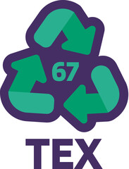 Fabric Marking Information Textile Industrial Sign