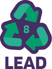 Accumulator Marking Information LEAD Sign