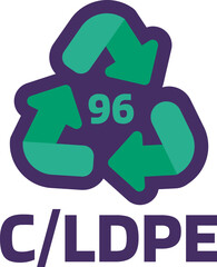 Caution Marking Information C LDPE Industrial Sign