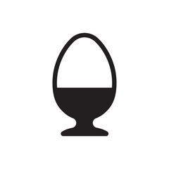 Egg vector icon. Egg flat sign design. Egg symbol pictogram. UX UI icon