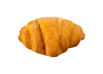 croissant bread isolated. golden bread element