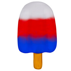 ice cream 4th of july watercolor