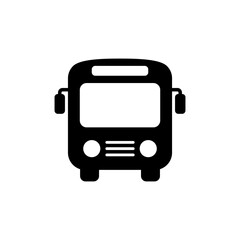 Bus icon vector. Public transport sign symbol concept