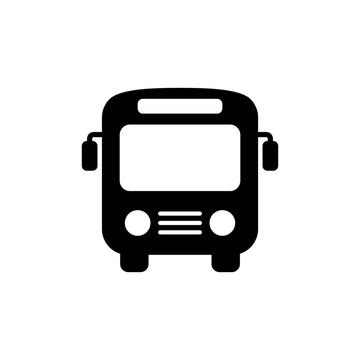 Bus icon vector. Public transport sign symbol concept