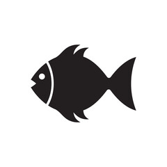 Fish vector icon. Fish flat sign design. Fish symbol pictogram. UX UI icon
