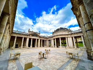 Obraz premium view of Terme Tettuccio in Montecatini terme, Tuscany, Italy