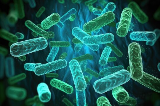 3d rendered illustration of a bacteria