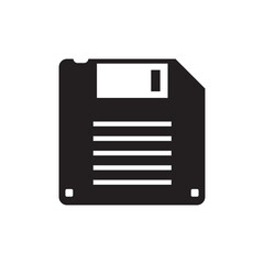 Floppy disk vector icon. Diskette flat  sign design. Save icon. Disk symbol pictogram. UX UI icon