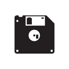 Floppy disk vector icon. Diskette flat  sign design. Save icon. Disk symbol pictogram. UX UI icon