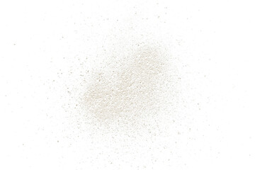 Fototapeta na wymiar Dust particle isolated. Grainy texture element