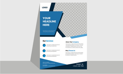Creative Unique Corporate Professional Business Flyer Design Template