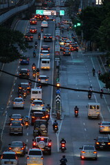 traffic on highways, Philippine traffic condition, congested traffic