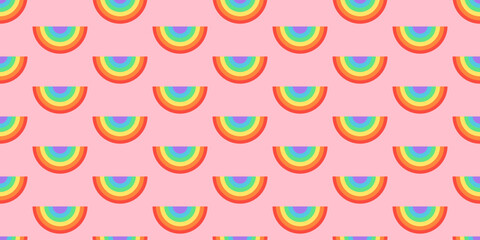 Gay Pride Rainbow Seamless pattern LGBT background