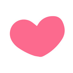 cute pink heart shape
