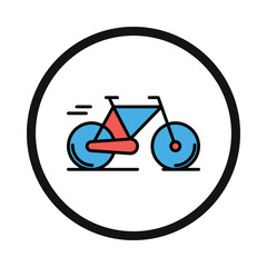 bicycle, cycle, road, cycling, bicycle icon