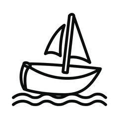 ship, boat, sail boat, vacation, summer boat icon