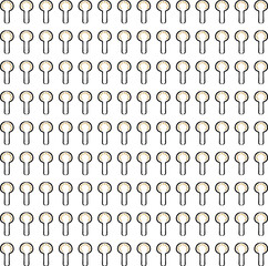 Obraz premium Many light bulbs with LED technology glow yellow. Yellow LEDs inside the glass.