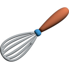 cute cartoon kitchenware 3d render