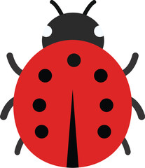Lady Bug Vector Icon