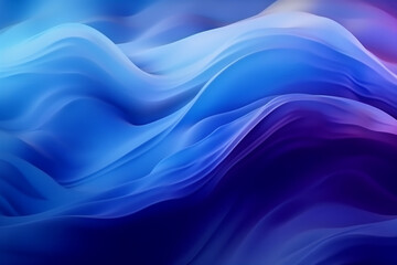 Obraz premium Modern liquid blue abstract background Generative Ai