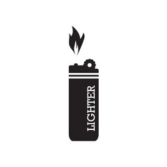 Lighter icon. Lighter vector icon. Fire lighter flat sign design. UX UI icon