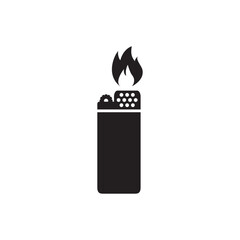 Lighter icon. Lighter vector icon. Fire lighter flat sign design. UX UI icon