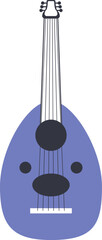 Oud, folklore musical stringed Arabic instrument.
