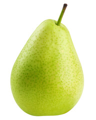 Pear isolated on white background, full depth of field