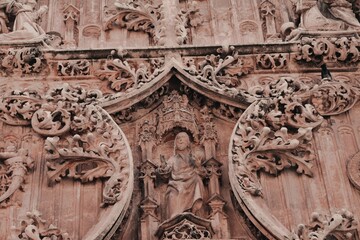 Church's Gothic Sculpture in Cologne, Spain