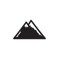 Mountain vector icon. Mountain flat sign design. Mountain symbol pictogram. UX UI icon