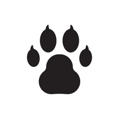 Paw vector icon. Animal paw icon. Dog and cat paw sign. Paw print symbol. Pet concept symbol pictogram. UX UI icon