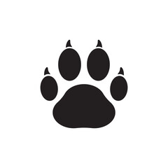 Fototapeta premium Paw vector icon. Animal paw icon. Dog and cat paw sign. Paw print symbol. Pet concept symbol pictogram. UX UI icon