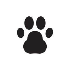 Paw vector icon. Animal paw icon. Dog and cat paw sign. Paw print symbol. Pet concept symbol pictogram. UX UI icon © Elchin