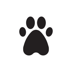 Paw vector icon. Animal paw icon. Dog and cat paw sign. Paw print symbol. Pet concept symbol pictogram. UX UI icon © Elchin