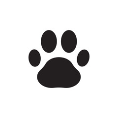 Paw vector icon. Animal paw icon. Dog and cat paw sign. Paw print symbol. Pet concept symbol pictogram. UX UI icon © Elchin