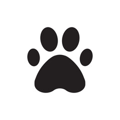 Paw vector icon. Animal paw icon. Dog and cat paw sign. Paw print symbol. Pet concept symbol pictogram. UX UI icon © Elchin