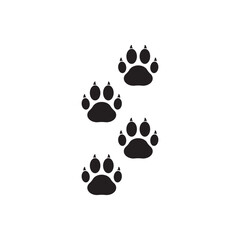 Paw vector icon. Animal paw icon. Dog and cat paw sign. Paw print symbol. Pet concept symbol pictogram. UX UI icon © Elchin