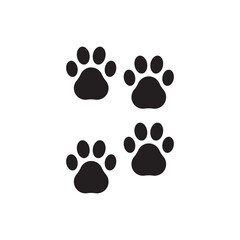 Paw vector icon. Animal paw icon. Dog and cat paw sign. Paw print symbol. Pet concept symbol pictogram. UX UI icon © Elchin