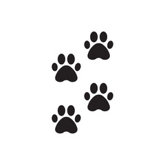 Paw vector icon. Animal paw icon. Dog and cat paw sign. Paw print symbol. Pet concept symbol pictogram. UX UI icon © Elchin