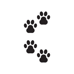Paw vector icon. Animal paw icon. Dog and cat paw sign. Paw print symbol. Pet concept symbol pictogram. UX UI icon © Elchin