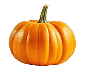 Pumpkin Isolated on Transparent Background - Generative AI

