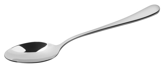 Spoon, cutlery isolated on white background, full depth of field