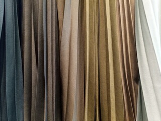 closeup of colorful headscarves 