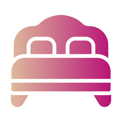 bed gradient icon