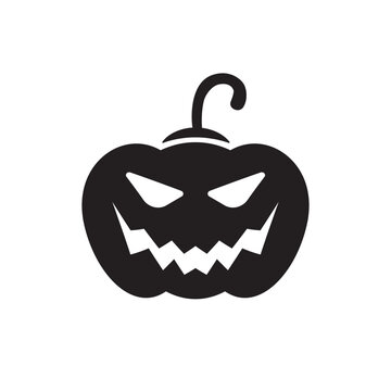 Pumpkin icon. Halloween pumpkin vector flat sign design. Pumpkin pictogram symbol. Halloween symbol. UX UI icon